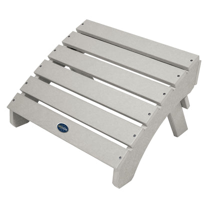 Sunrise Coast folding ottoman in Cove Gray