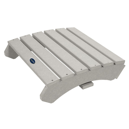 Gray Sunrise Coast ottoman folded up