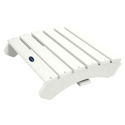 White Sunrise Coast ottoman folded up