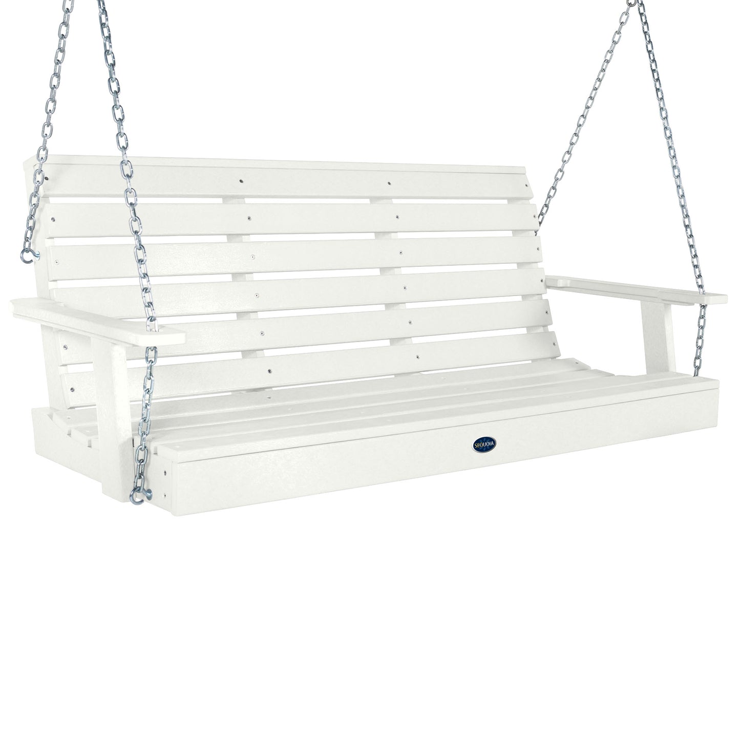 Sunrise Coast 5ft porch swing in Coconut White