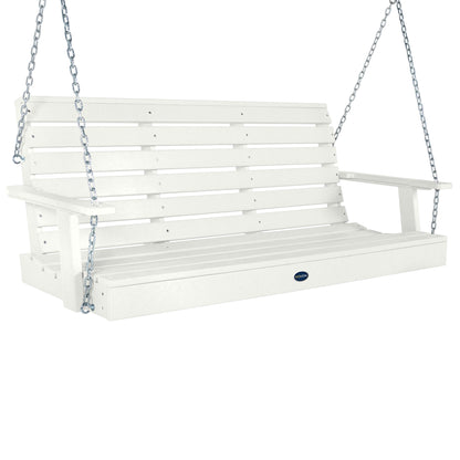 Sunrise Coast 5ft porch swing in Coconut White