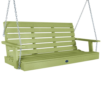 Sunrise Coast 5ft porch swing in Palm Green