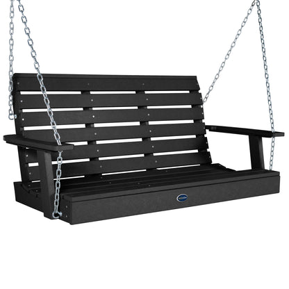 Sunrise Coast 4ft porch swing in Black Sand