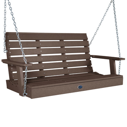 Sunrise Coast 4ft porch swing in Mangrove Brown