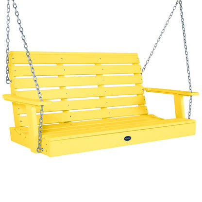 Sunrise Coast 4ft porch swing in Sunbeam Yellow