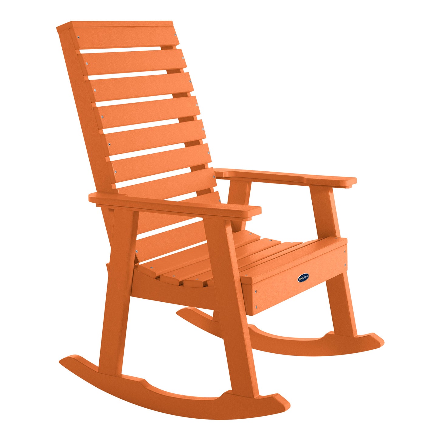 Sunrise Coast rocking chair in Citrus Orange