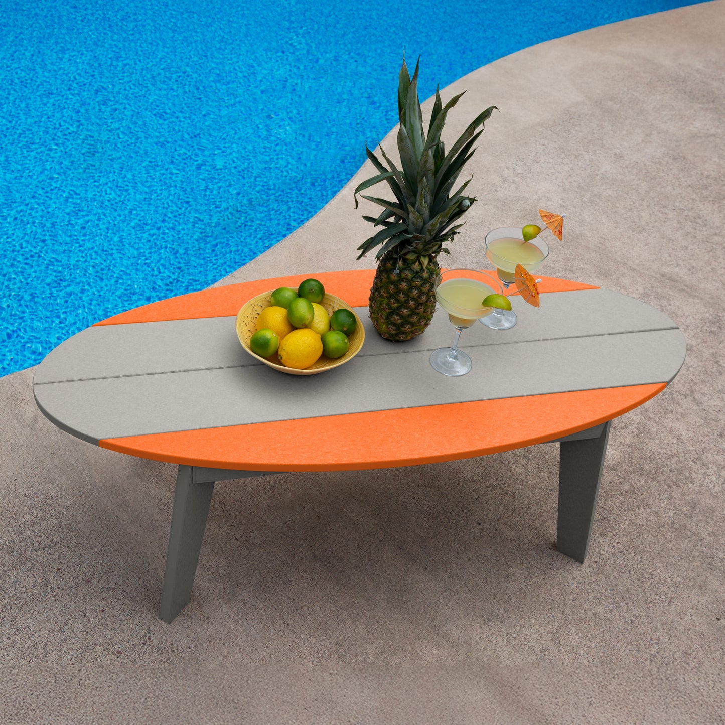 Sunrise Coast Surfboard  Coffee Table