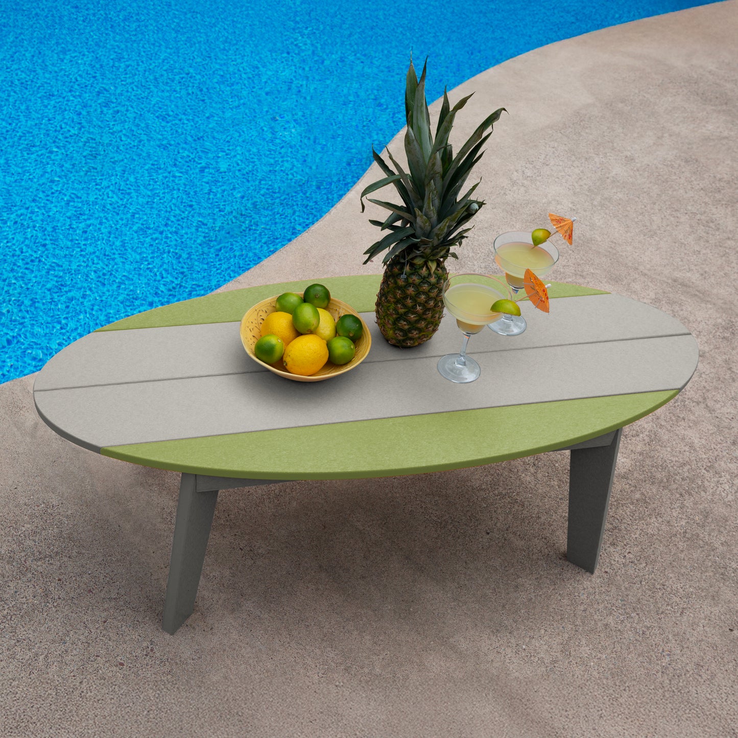 Sunrise Coast Surfboard  Coffee Table