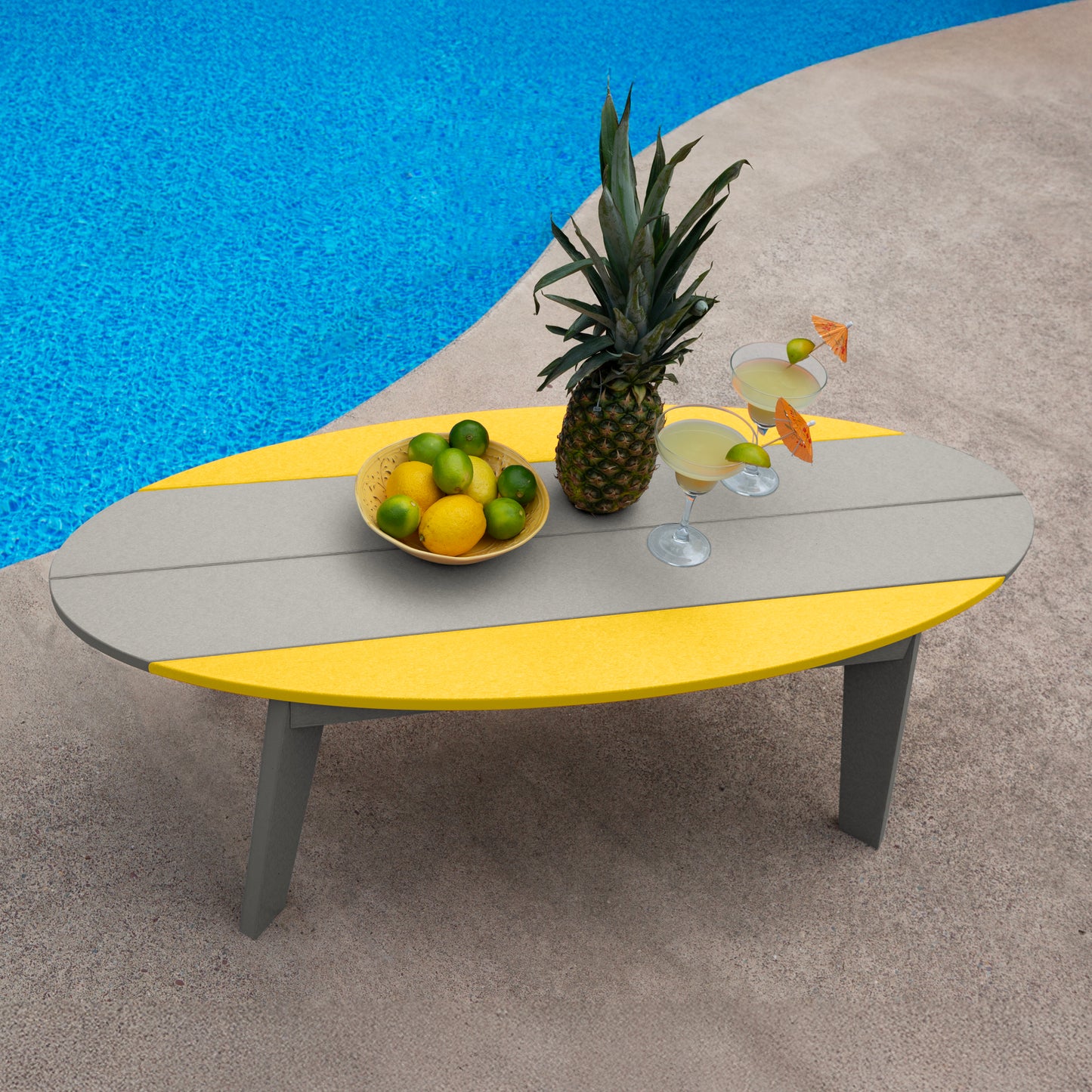 Sunrise Coast Surfboard  Coffee Table
