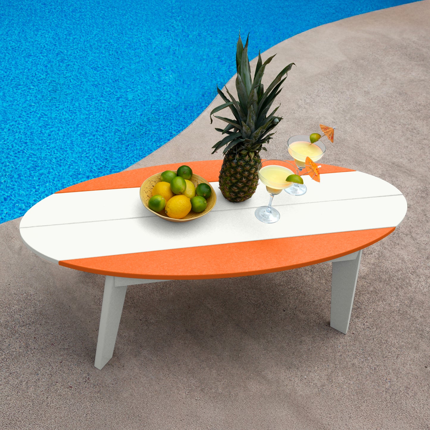 Sunrise Coast Surfboard  Coffee Table