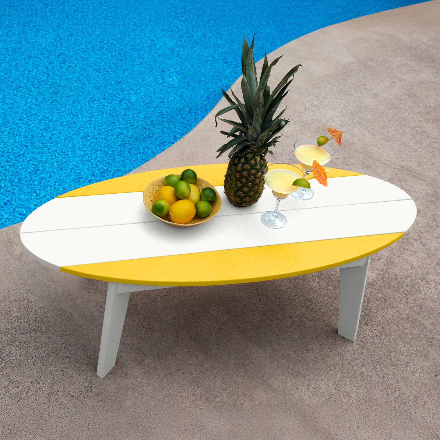 Sunrise Coast Surfboard  Coffee Table
