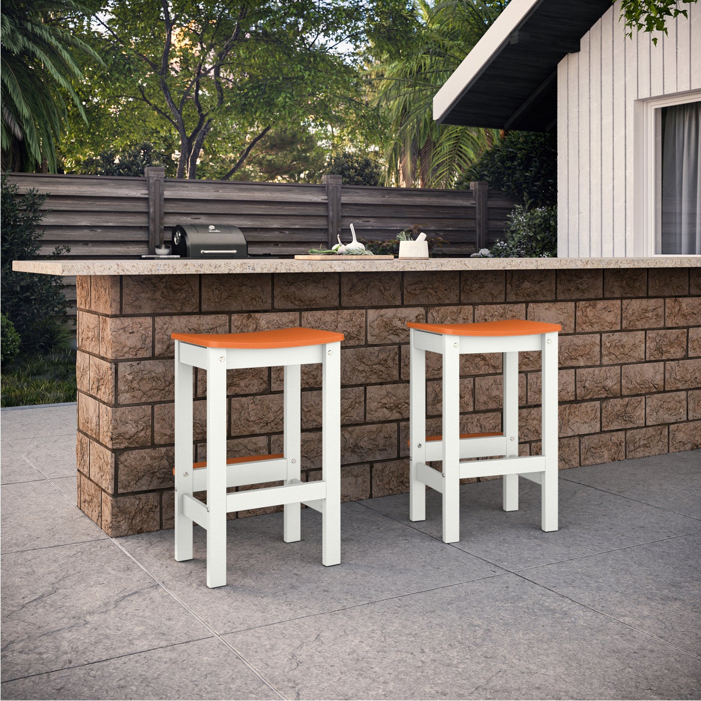 Sunrise Coast Backless Bar-Height Stool
