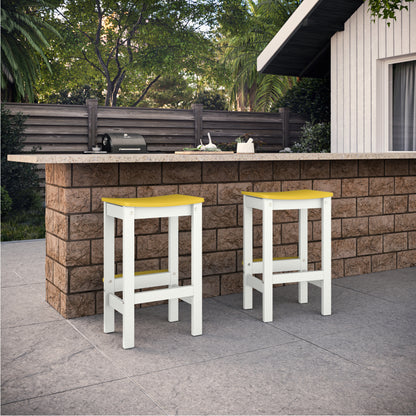 Sunrise Coast Backless Bar-Height Stool