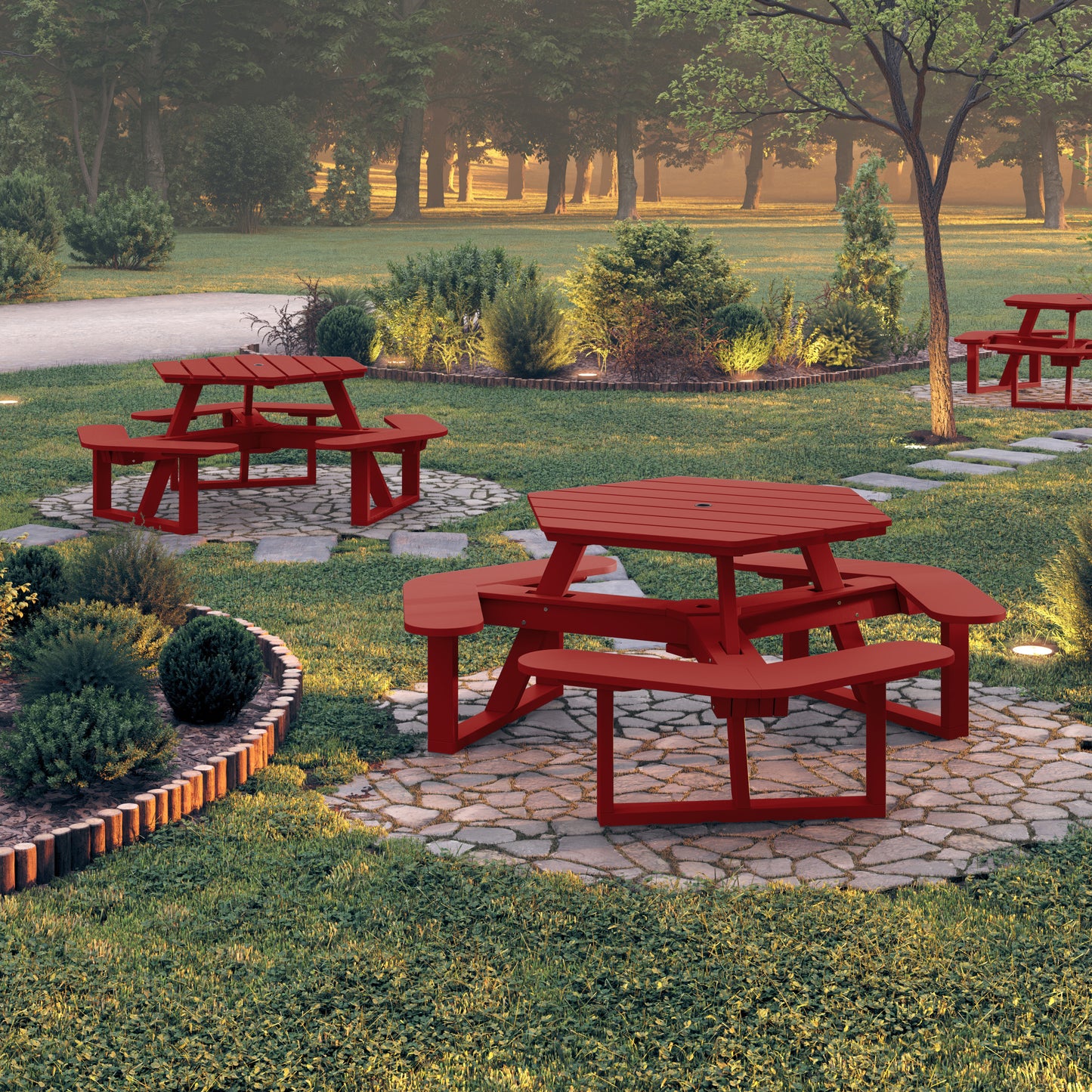 Sunrise Coast Hexagon Picnic Table