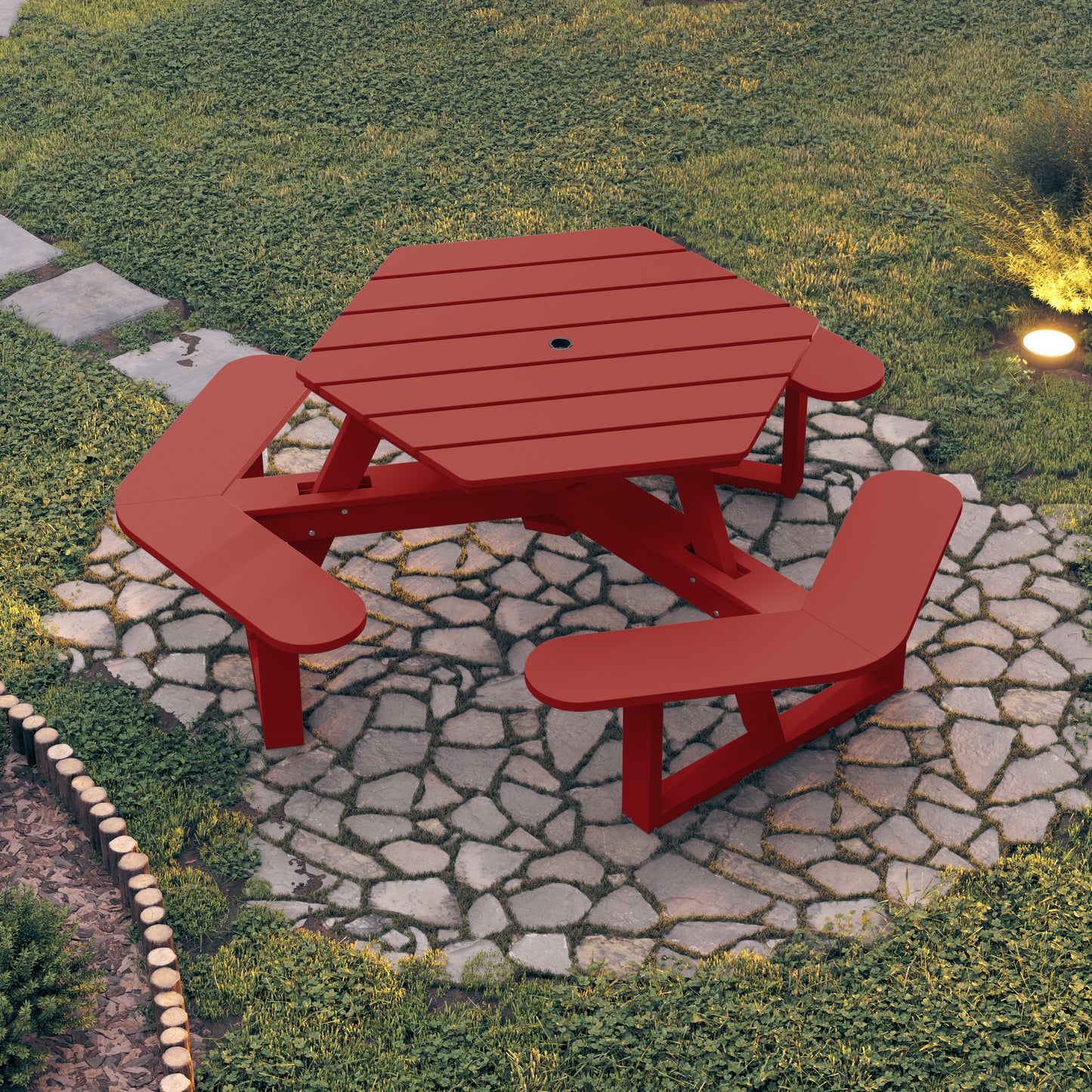 Sunrise Coast Hexagon Picnic Table