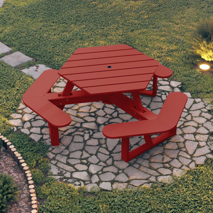 Sunrise Coast Hexagon Picnic Table