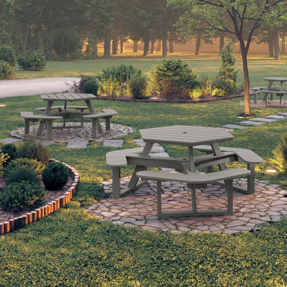 Sunrise Coast Hexagon Picnic Table
