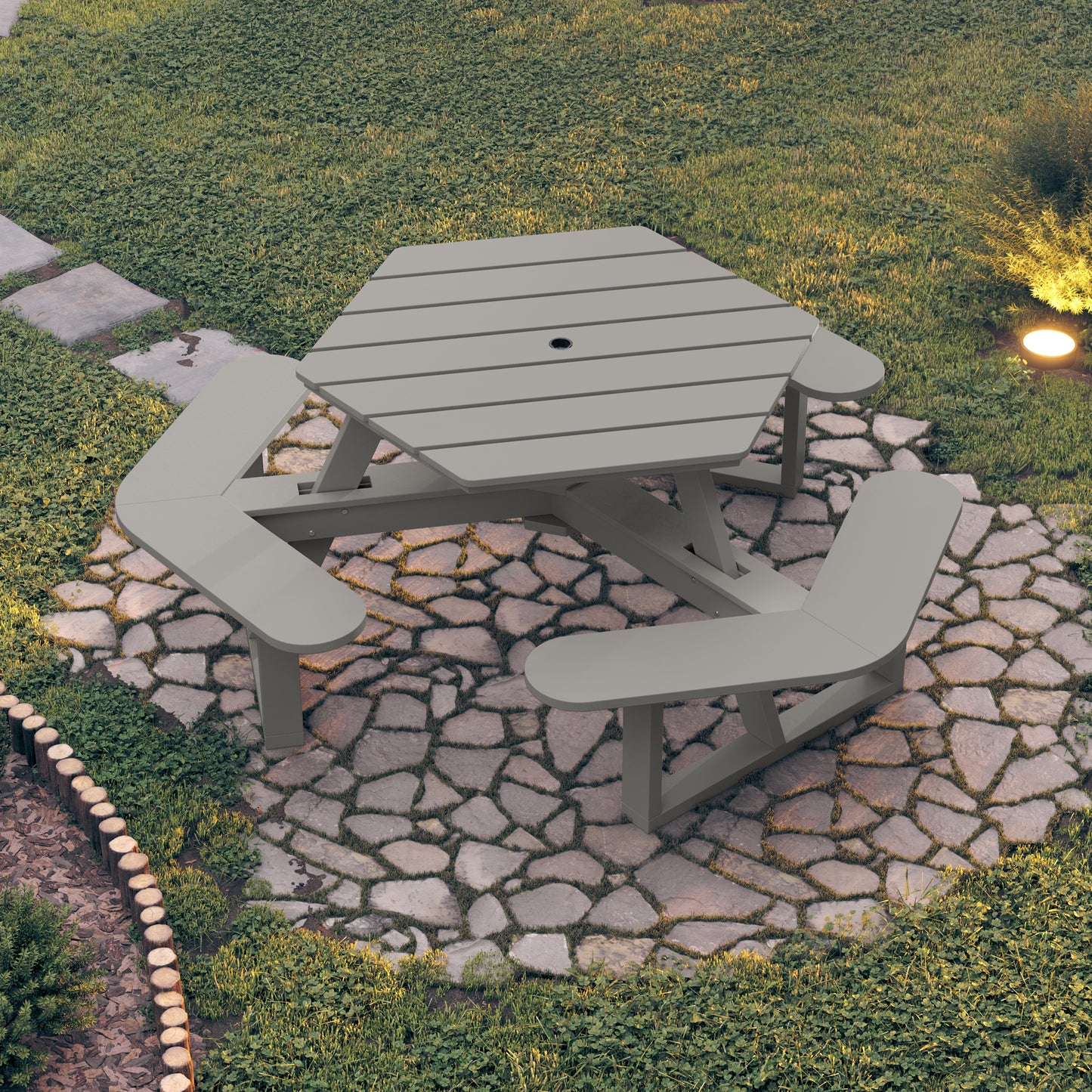 Sunrise Coast Hexagon Picnic Table