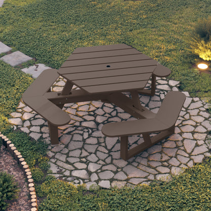 Sunrise Coast Hexagon Picnic Table
