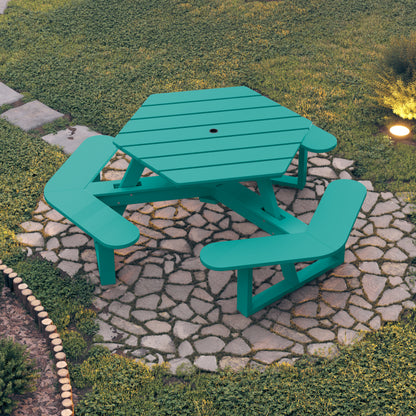Sunrise Coast Hexagon Picnic Table
