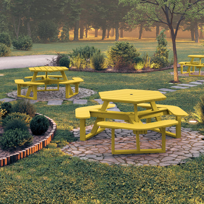 Sunrise Coast Hexagon Picnic Table