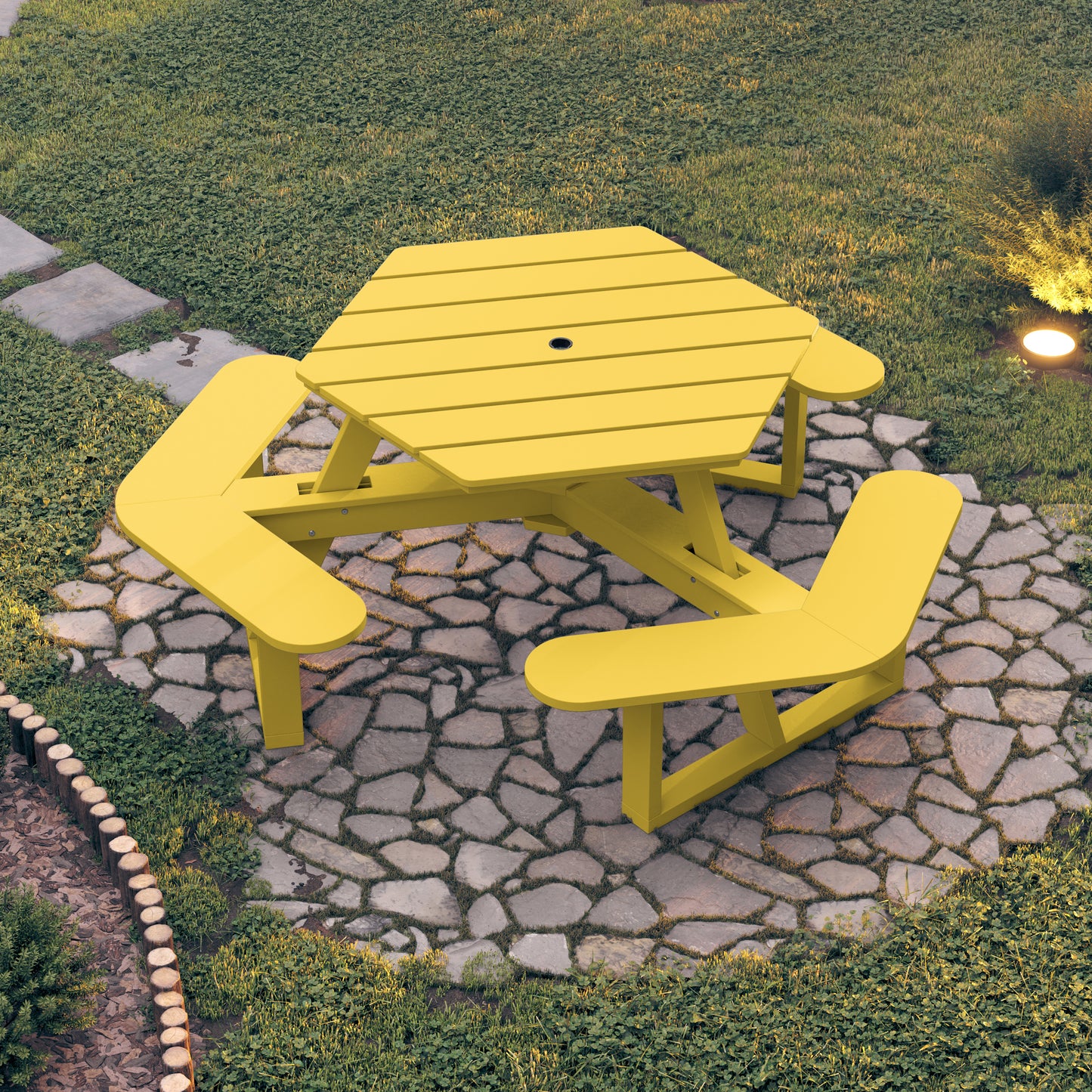 Sunrise Coast Hexagon Picnic Table