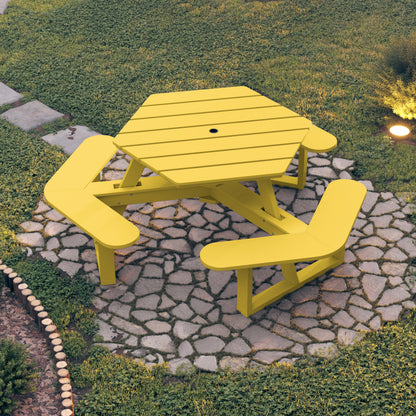 Sunrise Coast Hexagon Picnic Table