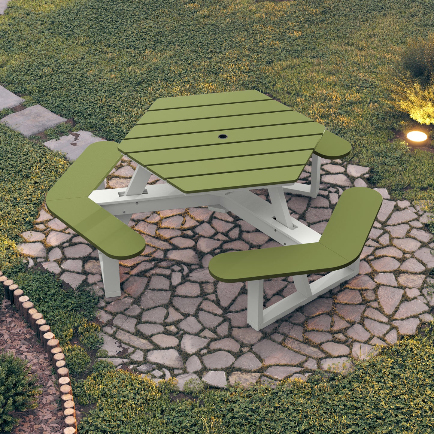 Sunrise Coast Hexagon Picnic Table