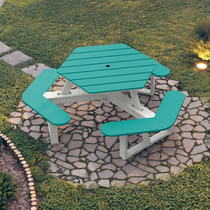 Sunrise Coast Hexagon Picnic Table