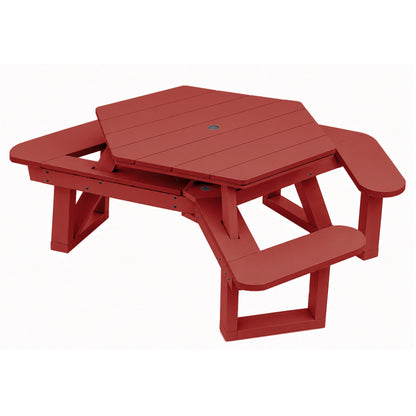 Sunrise Coast Hexagon Picnic Table - ADA Compliant
