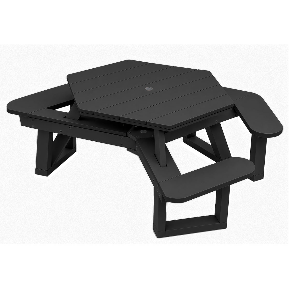 Sunrise Coast Hexagon Picnic Table - ADA Compliant