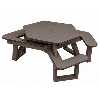 Sunrise Coast Hexagon Picnic Table - ADA Compliant