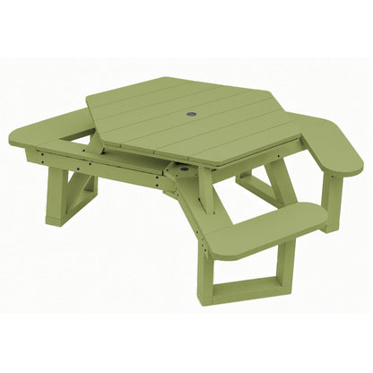 Sunrise Coast Hexagon Picnic Table - ADA Compliant