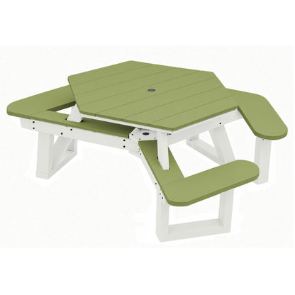 Sunrise Coast Hexagon Picnic Table - ADA Compliant