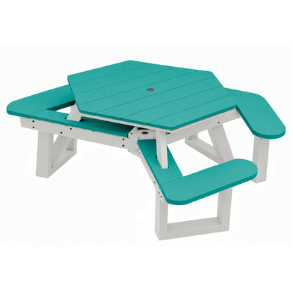 Sunrise Coast Hexagon Picnic Table - ADA Compliant