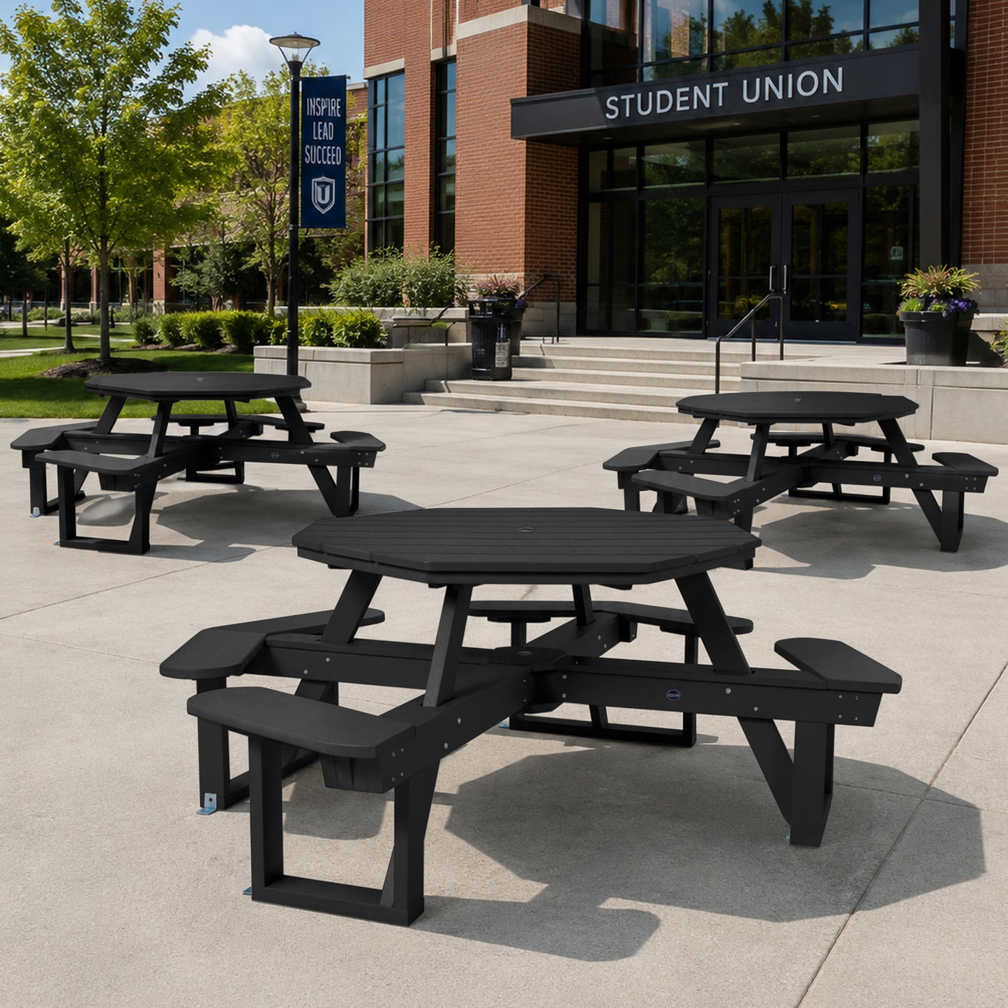Sunrise Coast Octagon Picnic Table - ADA Compliant