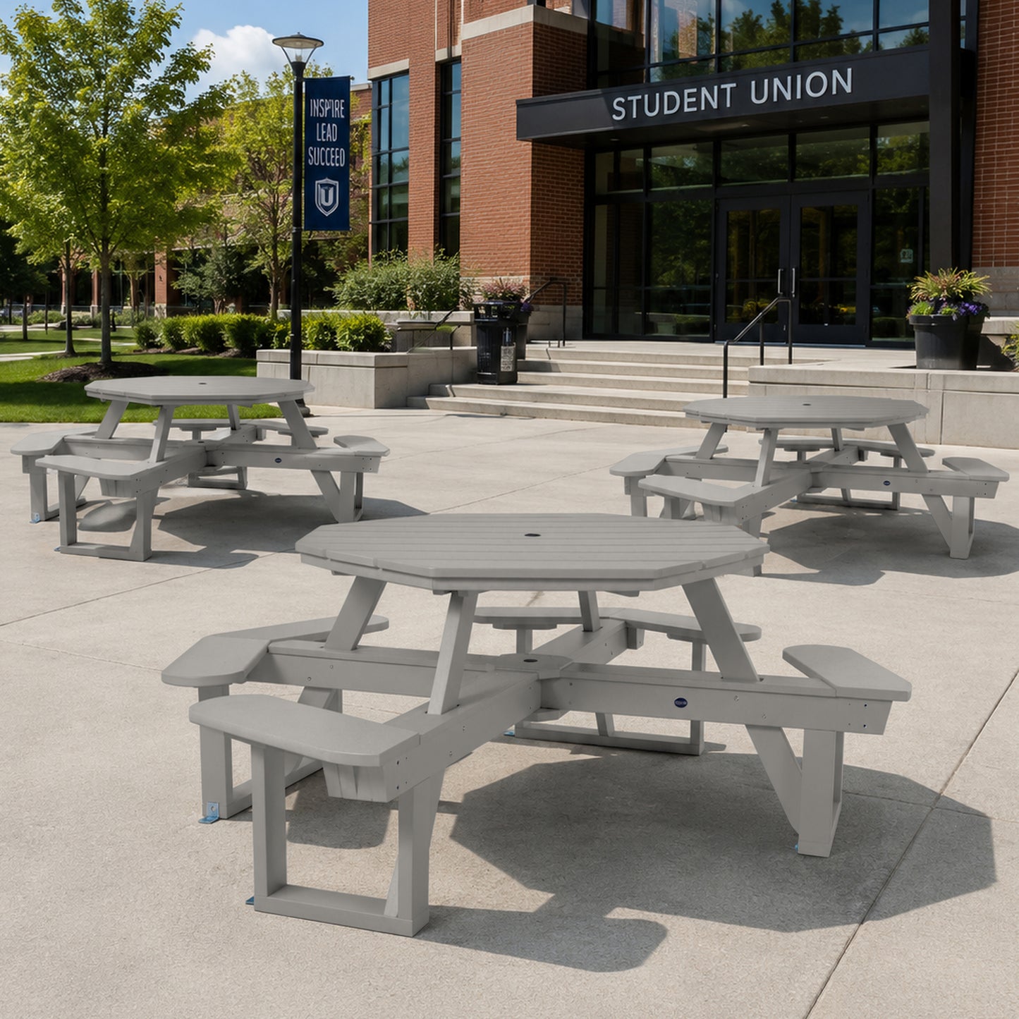 Sunrise Coast Octagon Picnic Table - ADA Compliant