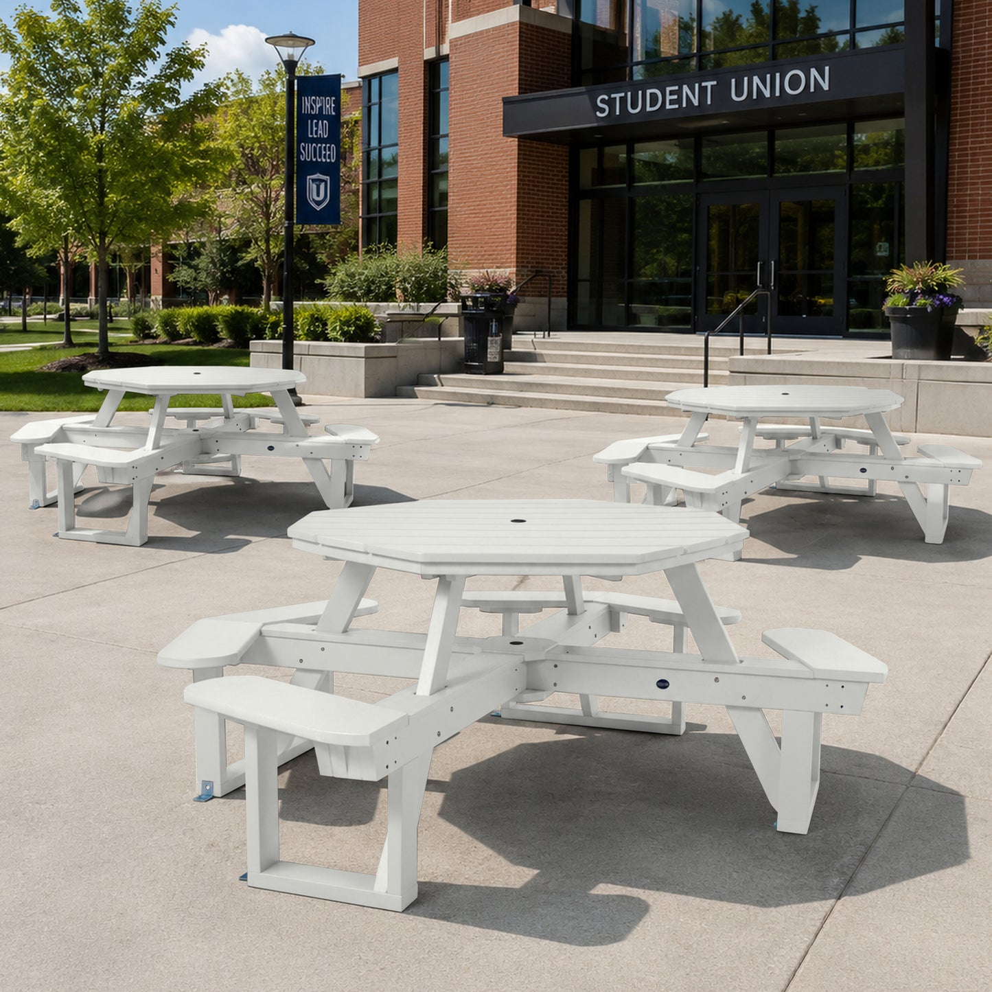 Sunrise Coast Octagon Picnic Table - ADA Compliant