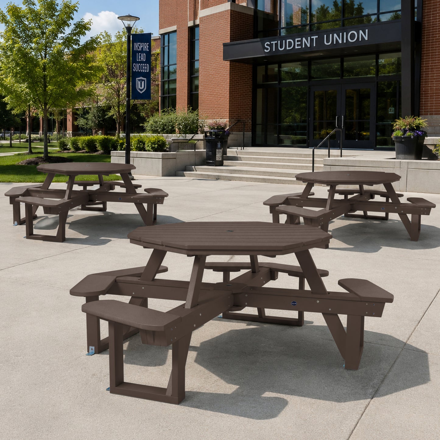 Sunrise Coast Octagon Picnic Table - ADA Compliant