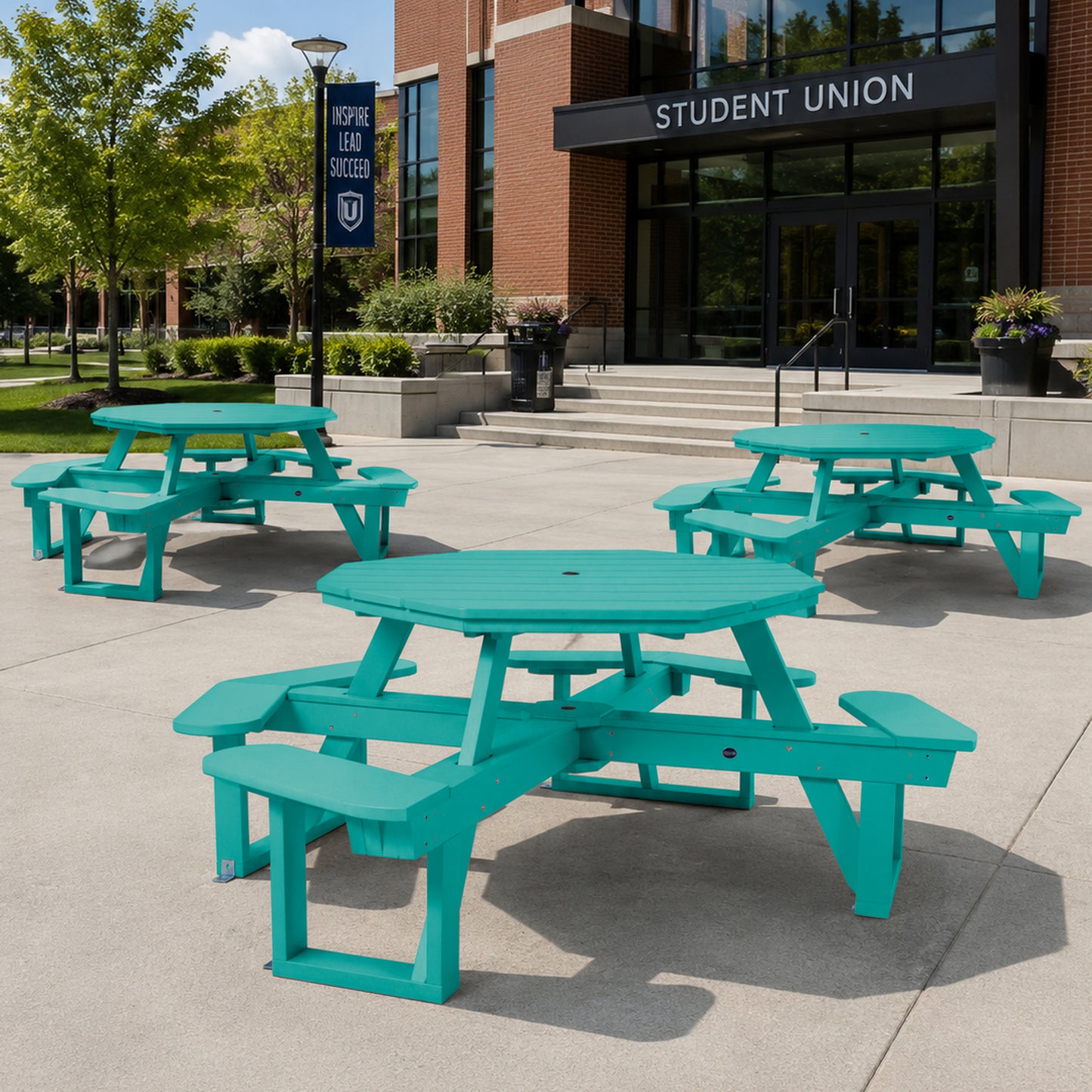 Sunrise Coast Octagon Picnic Table - ADA Compliant