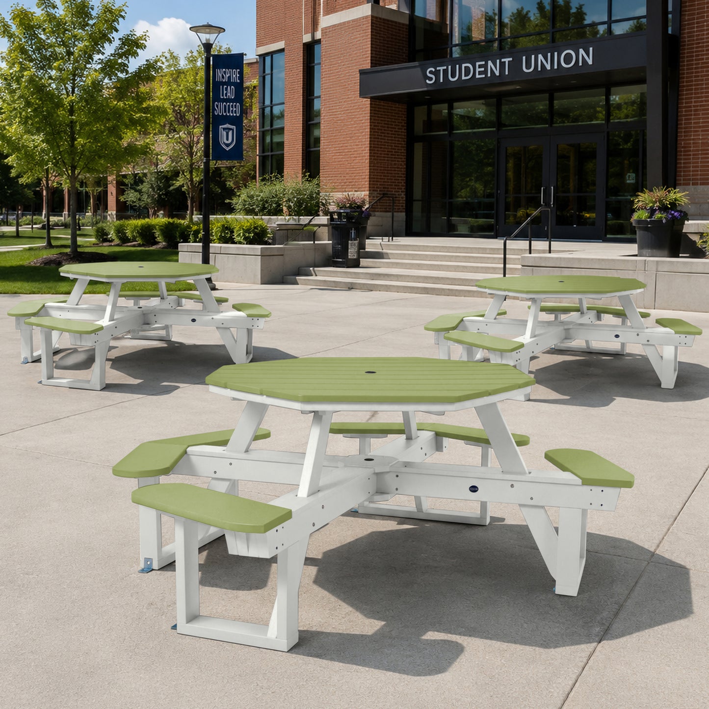 Sunrise Coast Octagon Picnic Table - ADA Compliant